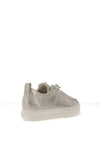 Paul Green Leather Elastic Lace Platform Trainers, Antic Mineral