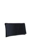 Bioeco by Arka Leather Patent Clutch Bag, Navy Shimmer