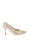 Bioeco by Arka Leather Court Shoes, Size UK4/EU37, Gold