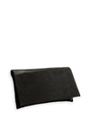Bioeco by Arka Suede Shimmer Clutch Bag, Black