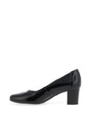 Bioeco by Arka Patent Leather Block Heel Shoes, Black