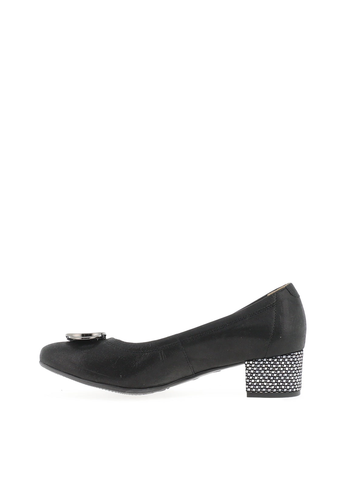 Bioeco by Arka Shimmer Effect Heeled Pumps, Black
