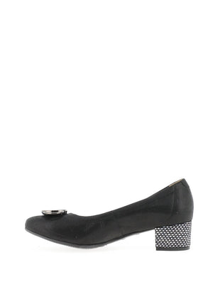Bioeco by Arka Shimmer Effect Heeled Pumps, Black