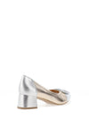 Bioeco by Arka Colour Block Heeled Pumps, Gold and Siver