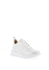 Bioeco by Arka Shimmering Leather Trainers, Silver