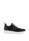 Bioeco by Arka Shimmering Leather Trainers, Black