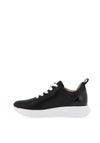 Bioeco by Arka Shimmering Leather Trainers, Black