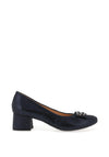 Bioeco by Arka Shimmer Heeled Pumps, Navy