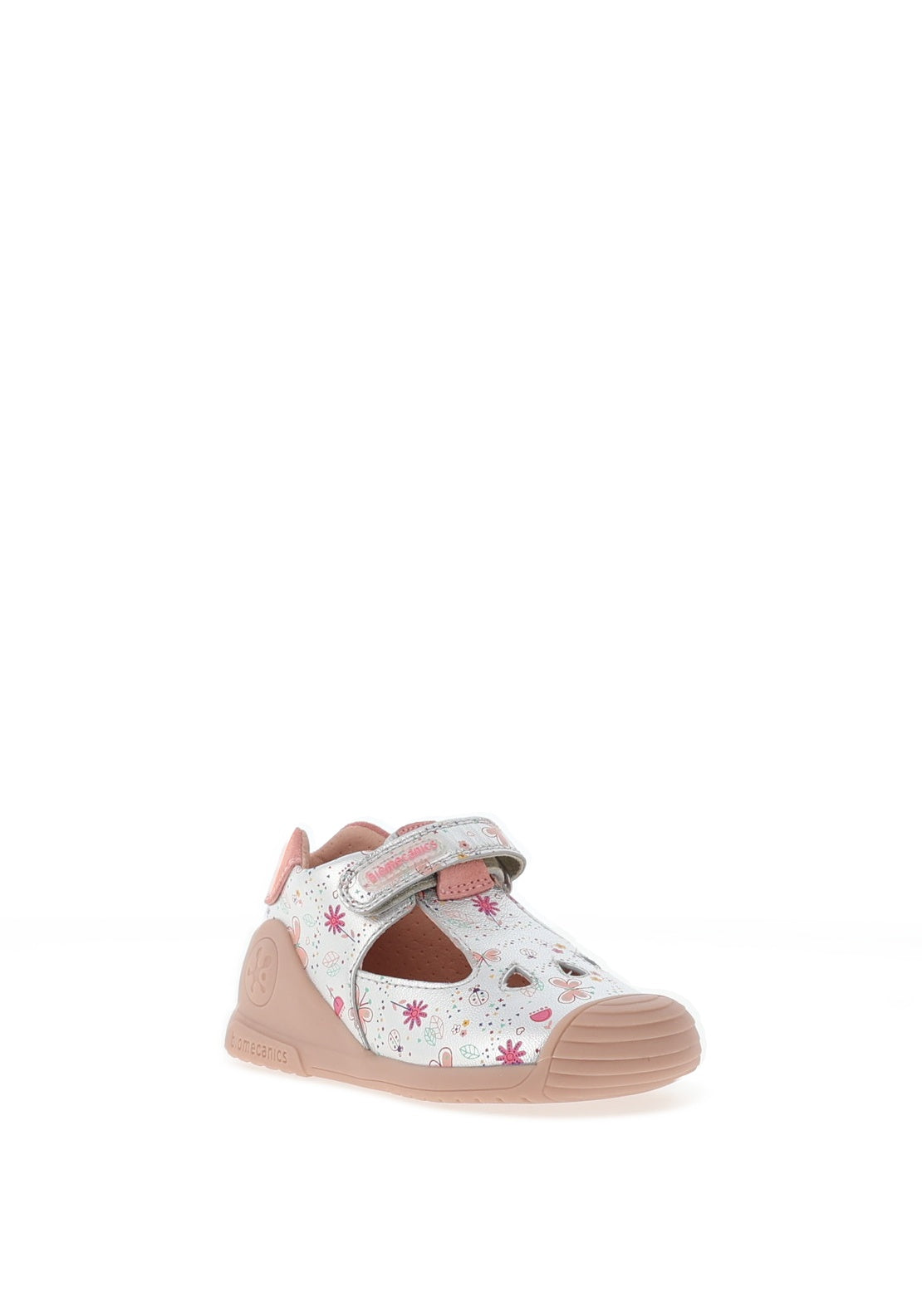 Biomecanics Baby Girl 252102-B198 Print Shoe, Silver