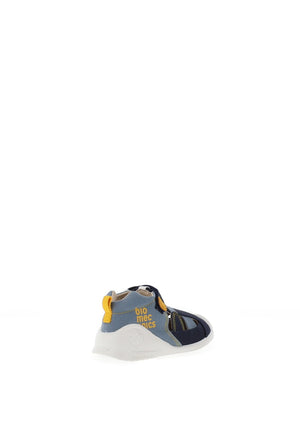 Biomecanics Baby Boy 232187-A Closed Toe Canvas Sandal, Navy