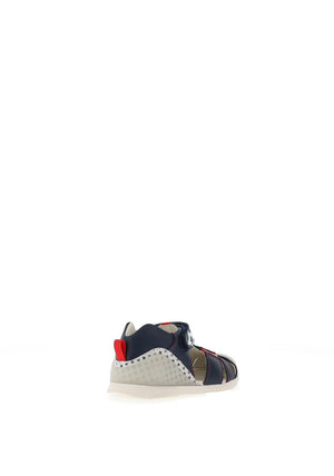 Biomecanics Baby Boy 242125-A Closed Toe Canvas Sandal, Navy