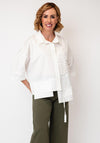 Bize Embroidered Detail Shirt, White