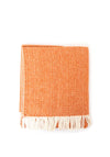 Sheelin Chevron 130x160cm Throw, Orange