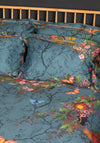 Timorous Beasties Bloombury Garden King Size Duvet Set, Teal