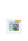 Blue Shoe Gallery ‘Taking A Rest’ Framed Art by John Galvin, 9x9”