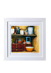 Blue Shoe Gallery Little Pantry Framed Art, Large Square