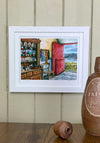 Blue Shoe Gallery Welcome Home Framed Art, Small Rectangle
