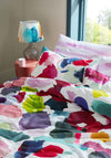 Bluebell Gray Abstract Sateen Duvet Cover Set, Multi