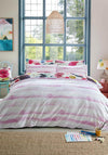 Bluebell Gray Abstract Sateen Duvet Cover Set, Multi