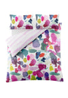 Bluebell Gray Abstract Sateen Duvet Cover Set, Multi