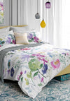 Bluebell Gray Tetbury Sateen Duvet Cover Set, Multi