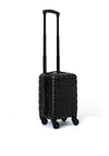 Bordlite 16”4-Wheeler Spin Under Seat Cabin Suitcase, Black
