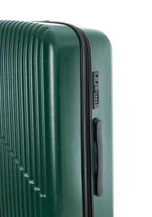 Bordlite 3 Piece Hard Shell Luggage Set, Green