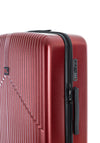 Bordlite 3 Piece Hard Shell Luggage Set, Red