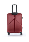 Bordlite 3 Piece Hard Shell Luggage Set, Red