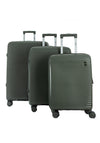 Bordlite 3 Piece Luggage Set, Green