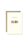 Bold Bunny “Birthday Wishes” Macarons Greetings Card