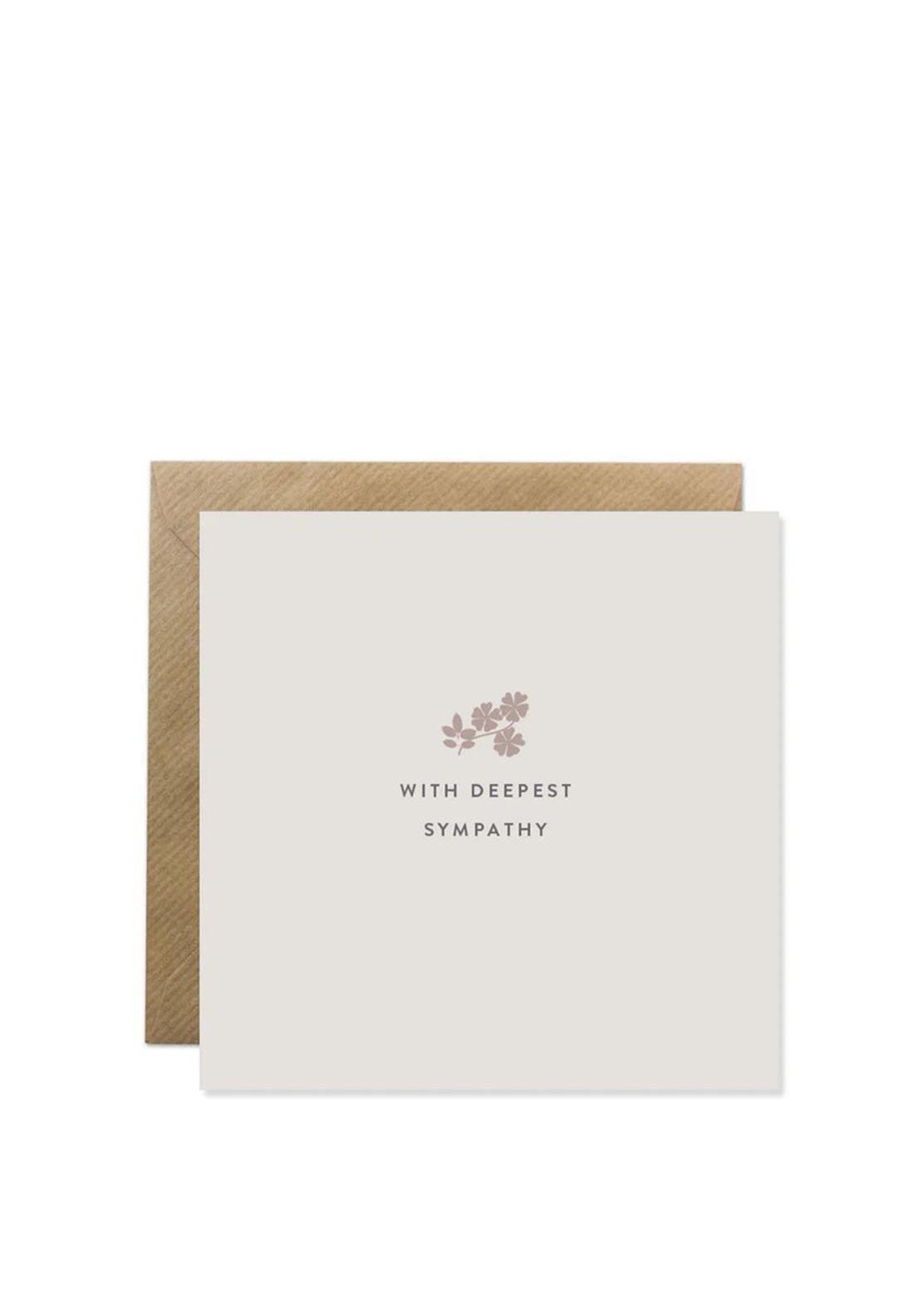 Bold Bunny “With Deepest Sympathy” Sympathy Card