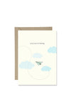 Bold Bunny “Sorry You’re Leaving” Greetings Card