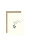 Bold Bunny “Thinking of You” Greetings Card