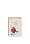 Bold Bunny “When Robins Appear” Greetings Card