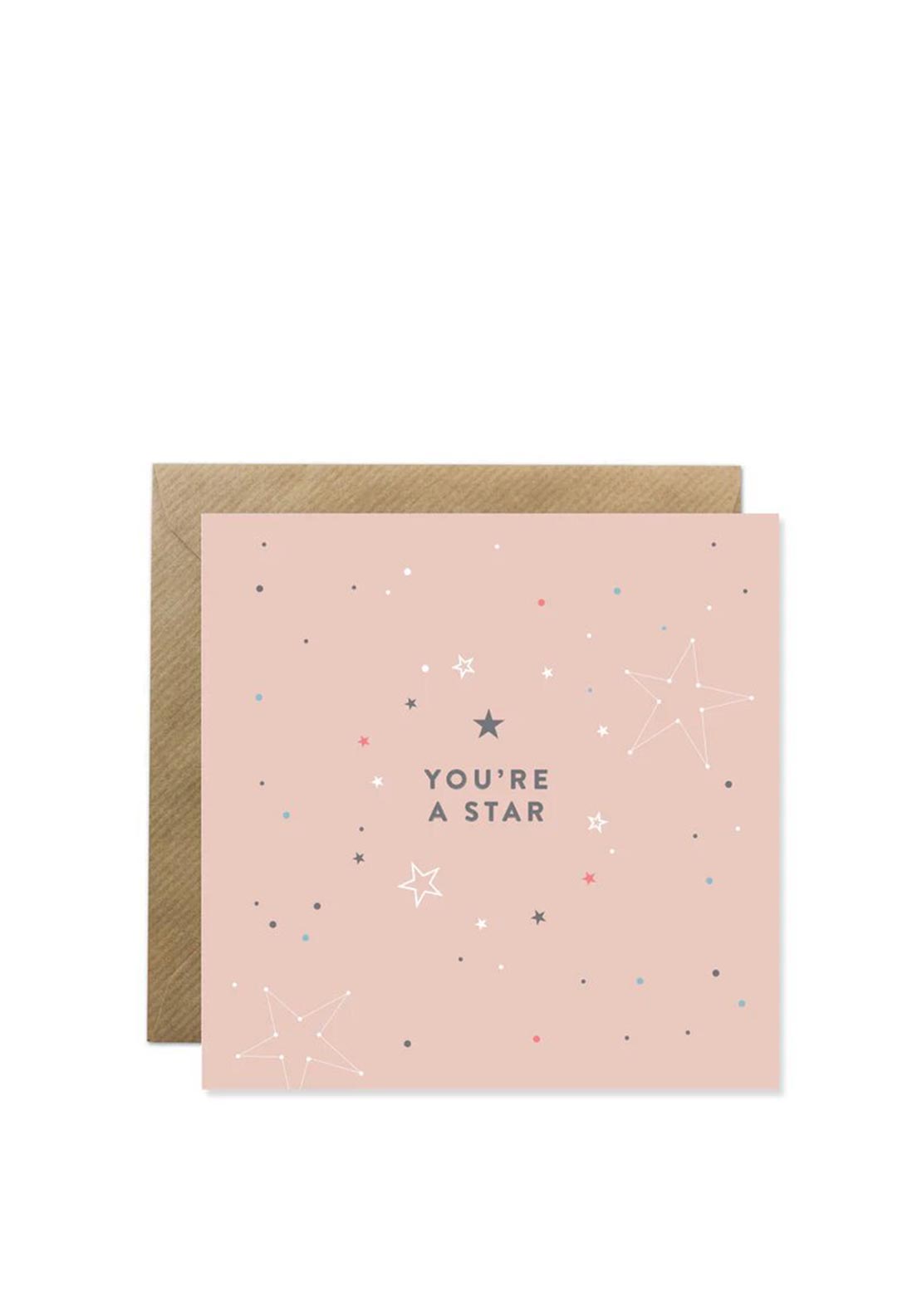 Bold Bunny “You’re A Star” Greetings Card