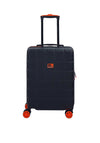 Bordlite 20” 8-Wheeler Spin Cabin Suitcase, Black & Orange