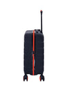 Bordlite 20” 8-Wheeler Spin Cabin Suitcase, Black & Orange