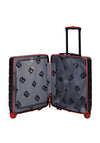 Bordlite 20” 8-Wheeler Spin Cabin Suitcase, Black & Orange
