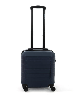 Bordlite 18”4-Wheeler Spin Under Seat Cabin Suitcase, Navy