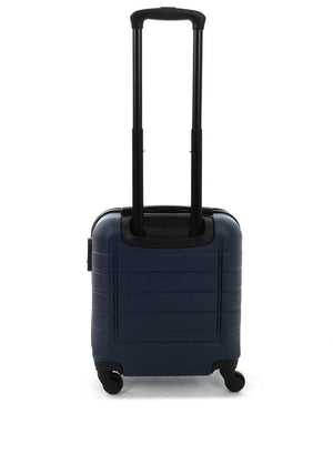 Bordlite 18”4-Wheeler Spin Under Seat Cabin Suitcase, Navy