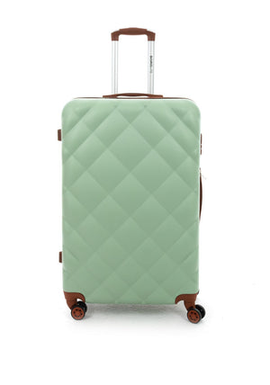 Bordlite 28” 8-Wheeler Spin Large Suitcase, Tea Green