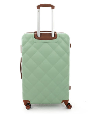 Bordlite 28” 8-Wheeler Spin Large Suitcase, Tea Green