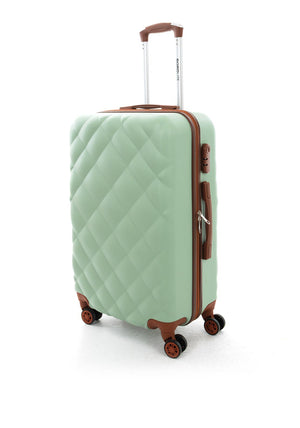 Bordlite 24” 8-Wheeler Spin Medium Suitcase, Tea Green