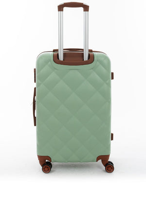 Bordlite 24” 8-Wheeler Spin Medium Suitcase, Tea Green