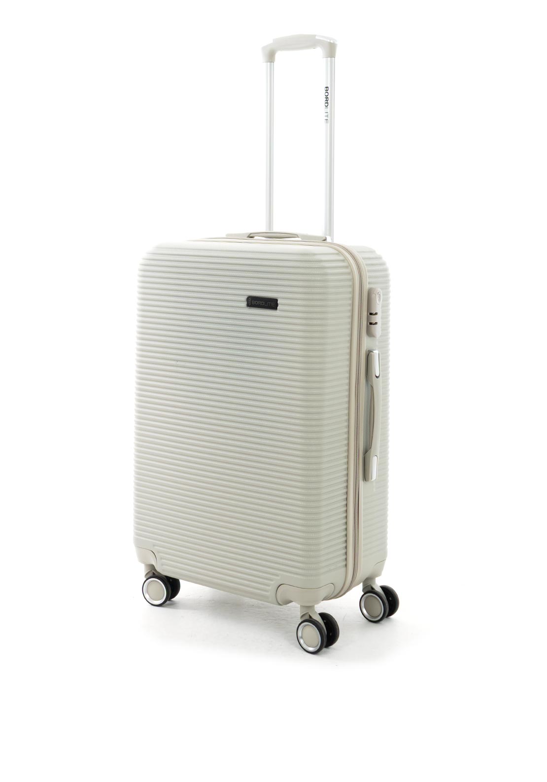 Bordlite 26” 8-Wheeler Spin Medium Suitcase, Champagne