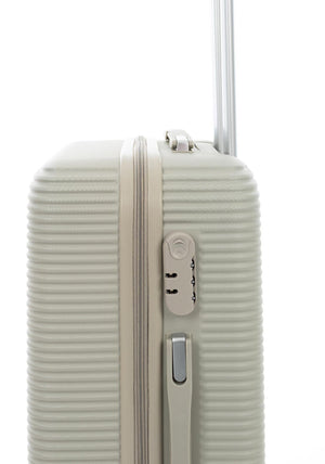 Bordlite 26” 8-Wheeler Spin Medium Suitcase, Champagne