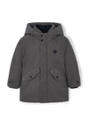 Mayoral Mini Boy Long Sleeve Hooded Parka Coat, Grey