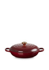 Le Creuset Signature Collection 3.5L Casserole Dish, Garnet