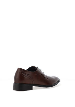 Brent Twizel Formal Shoes, Walnut Brown